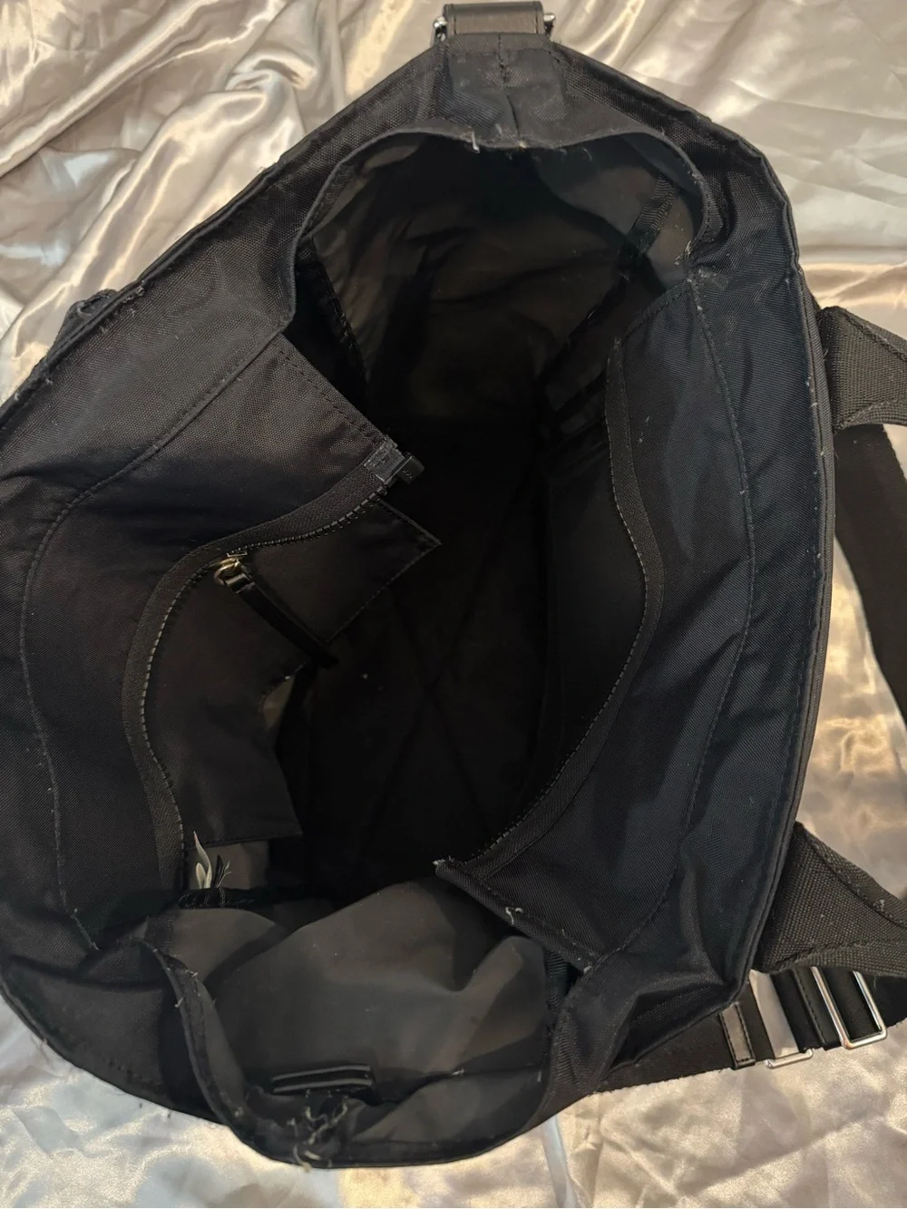 Marc Jacobs Labeled Black Nylon Laptop Tote with Shoulder Strap